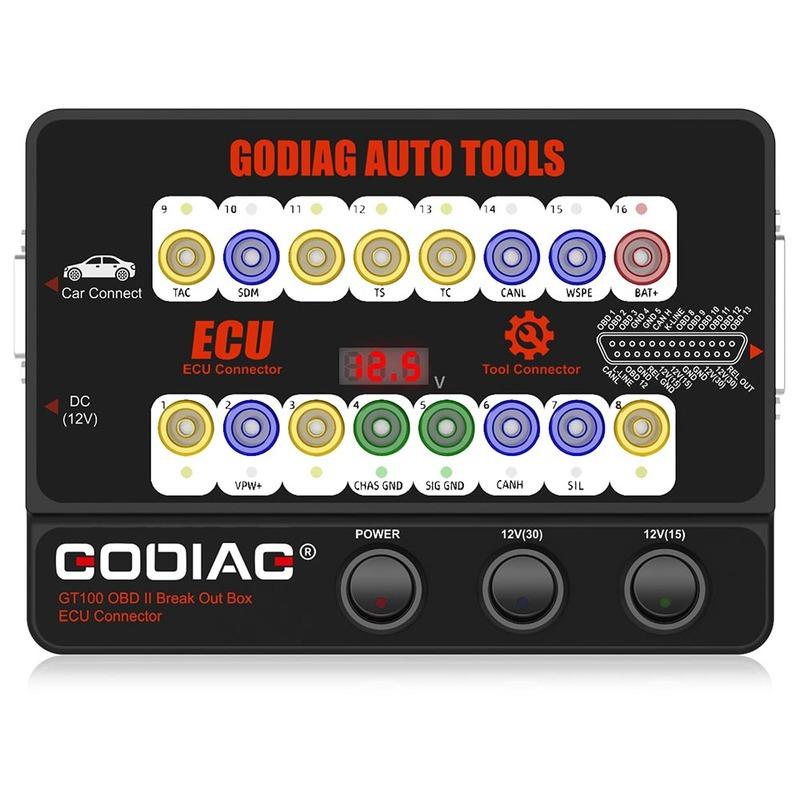 GODIAG GT100 Pro OBDII Break Out Box ECU Connector FEM/BDC CAS4/CAS4+ Testplatform voor Xhorse VVDI2/ Autel IM608/K518ISE/CGDI