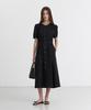 Deonseuteu Maxi Shirring Dress_Uddr5B228_Black