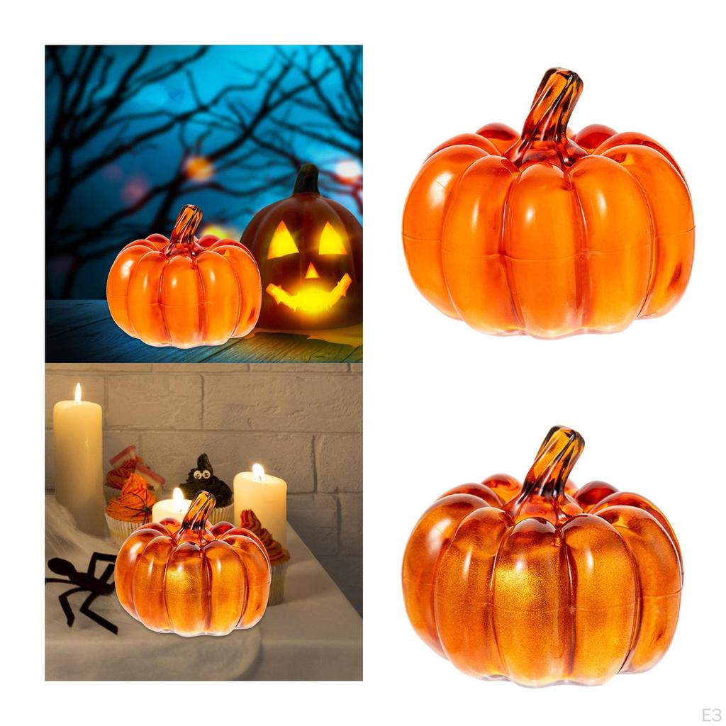 Halloween Pumpkin Light ,Decorative Figurine, Table Centerpiece, Lamp Decor for