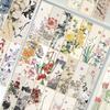 30pcs Chinese painting style bookmarks Chinese ink painting reading book page book marking notebook marking student stationery