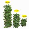Retractable Grille with Faux Greenery for Balcony or Garden Decoration