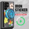 Magnetic For Magsafe Case For Samsung Galaxy S26 Ultra S25 Edge S24 S23 S22 Plus S21 FE Colorful Flowers Pattern Hybrid Matte Cover