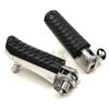Motorcycle Parts Front Foot Peg Footrest Set for Kawasaki NINJA ZZR1400 ZX14R 2006-2018 Black