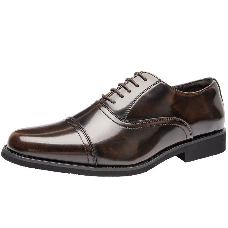 Patent Leather Dress Shoes Man High Quality Casual Business Social Shoes Male Lace Up Party Oxford Comfortable Zapatos Hombre