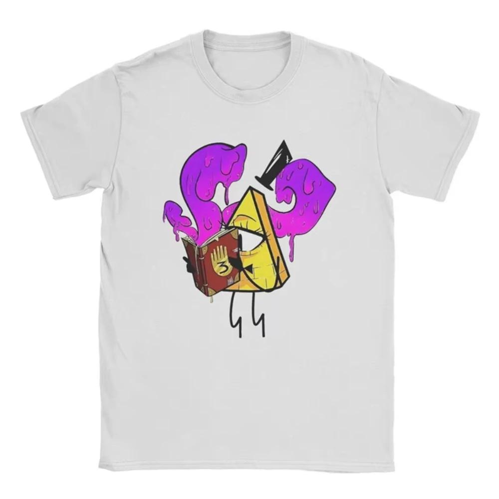 

Летний модный бренд Мужская Женская Футболка Gravity Fall Билл Пароль Чистый хлопок С принтом Топ Повседневный Все Свободный Фитнес S