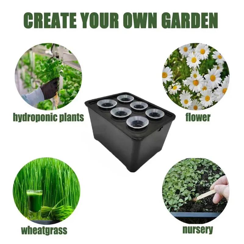 Top Quality Hydroponic Seedling Starter Kit, Indoor Soilless Vegetable and Herb Growing System, Perfect for Balcony Gardening