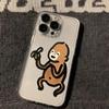 Cute monkey Transparent phone case For iphone16 16E 16pro 15 14promax 13pro 12 11pro 7 8plus XR XS Soft Shell