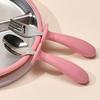 304 Stainless Steel Baby Feeding Set: Long-Handled Silicone Fork & Spoon