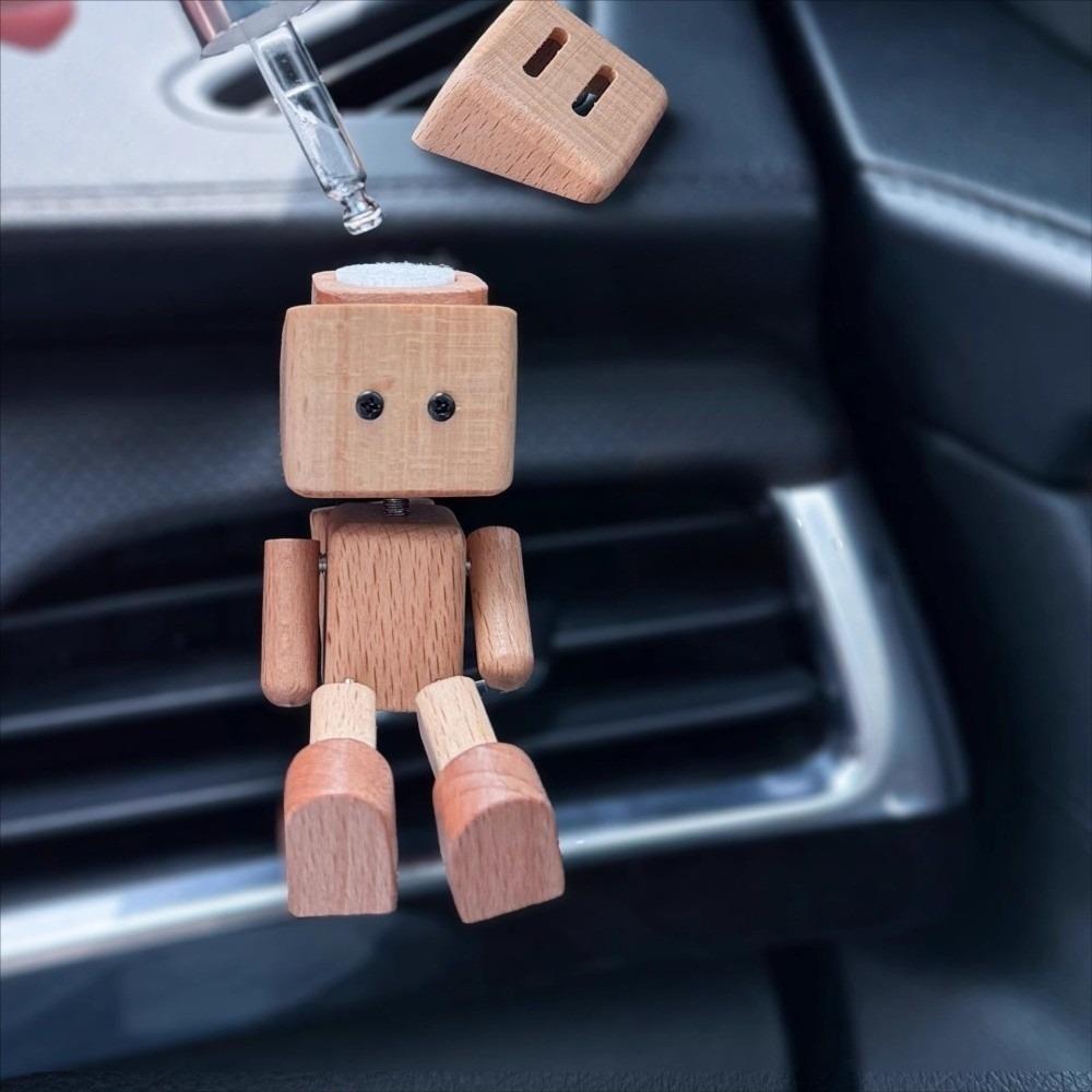 Mini Car Doll Decoration Leg-swinging Robot Figurine Ornaments  Creative Gifts