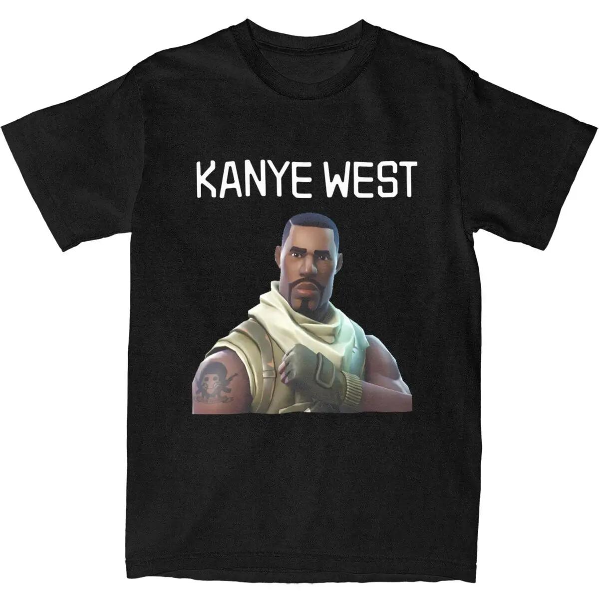 

Couple T-Shirt Kanye West T-Shirts Popular Funny Meme Summer Tees Street Style Casual Pure Cotton Clothing Gift S