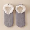 Thickened Lamb's Wool Socks Non-slip Bottom Winter Warm Sock Sleeping Slipper Socks  Autumn Winter