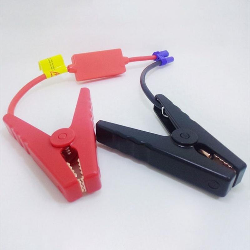 Car Jump Starter Connector Emergency Lead Cable Battery Alligator Clamp Clip 12V