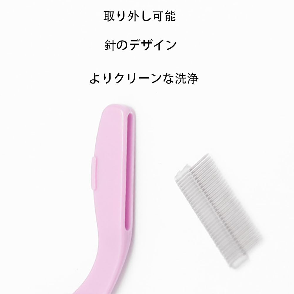 Folding Metal Eyelash Comb for Makeup and Eyebrow 1 Piece Care, Purple,