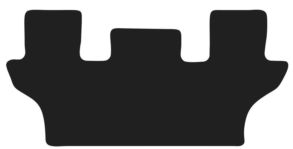 Rear Floor Mats For Mercedes R W251 / R251 / V251 7 Persons 2005-2013