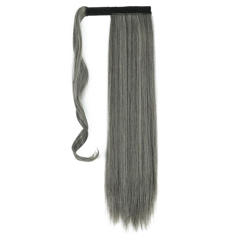 

MERISIHAIR, прямые волосы на заколках, хвост, накладные волосы, хвост, шиньон с заколками, синтетические наращивание волос, хвост