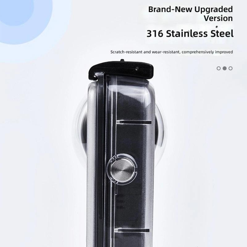 Transparent Case For 360 Waterproof Case Diving 45m Protective Panoramic Sports Camera Antifall Invisible Protector