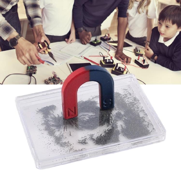 Magnetic Field Demonstrator With Iron Filings for Science Lab Magnetic Induction Demonstrator Physics Teaching Aid
