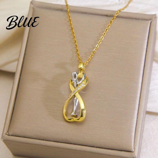 Relationship Jewelry Couple Hug Necklace Hugging Women And Men Pendant