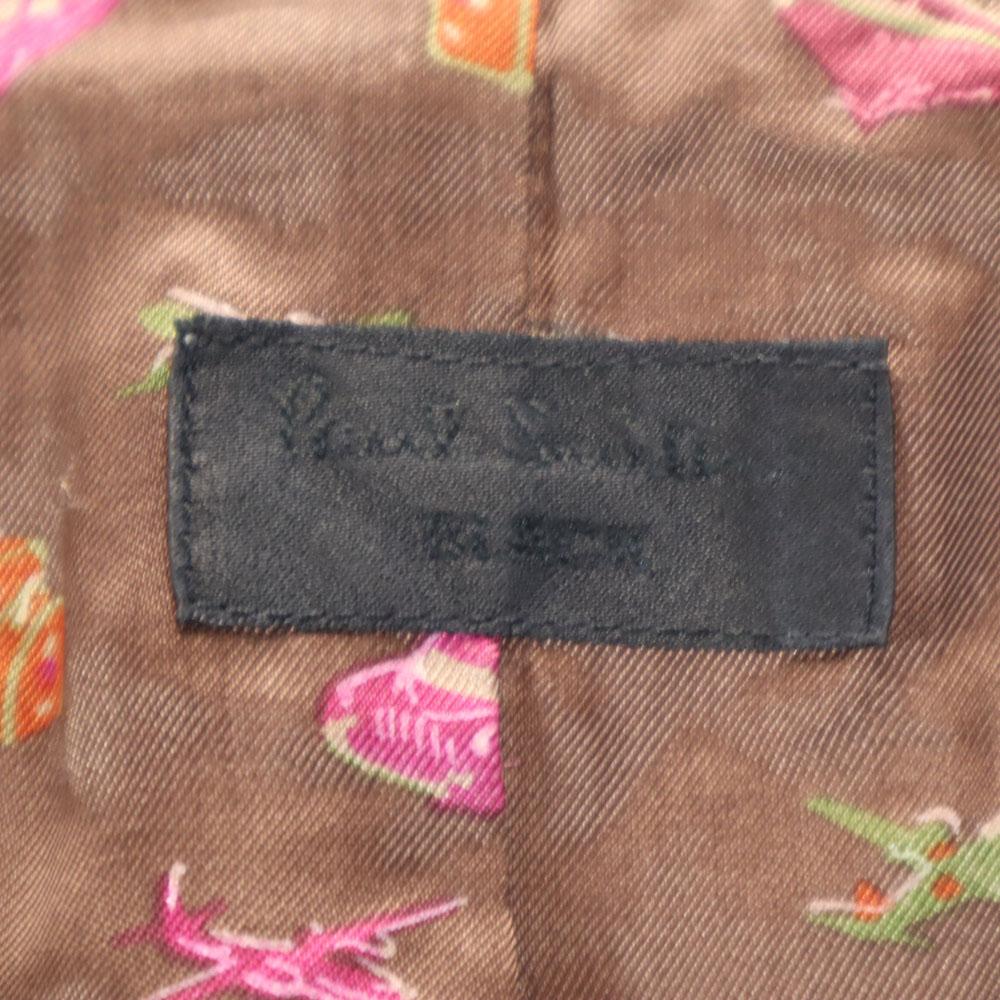 Paul Smith BLACK LABEL Wool Blend Chester Coat 46L Brown Women Used