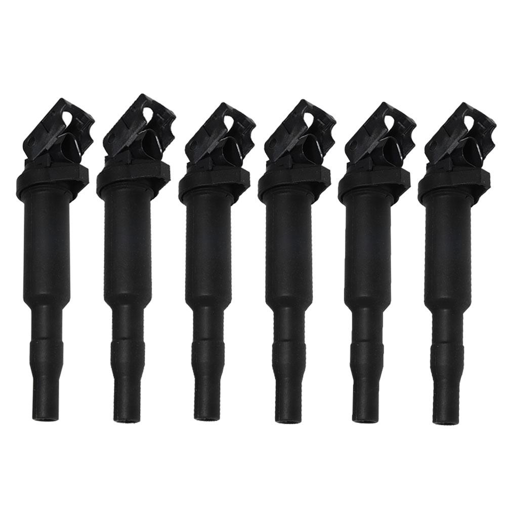 6PCS Ignition Coil For BMW F01 F10 F11 F12 X3 X5 Z4 E65 ROLLS-ROYCE GHOST 0221504470 12137594937 12137562744 Accessories 6PCS