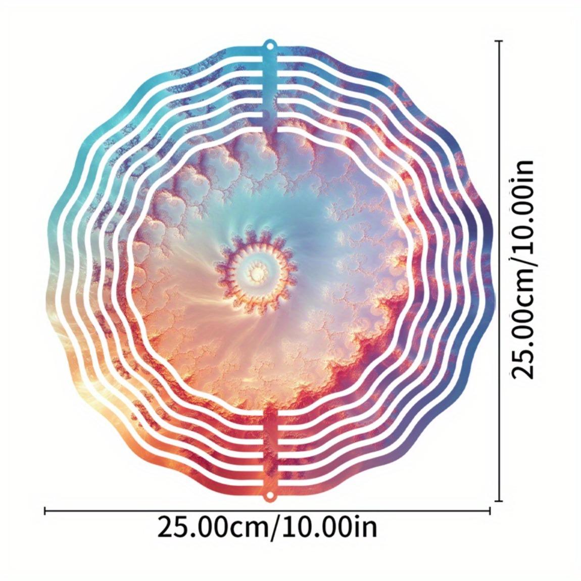 

10 Inch Wind Chime for Outdoor Decor Hanging Balcony Courtyard Garden Spring Summer Gift for Friends and Family 01A