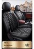 Dr. Jie European Style Full Leather Car Seat Cover - All-Season, Wear-Resistant, Universal Fit