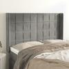 VidaXL Headboard with Ears Light Grey 147x16x118-128 Cm Velvet3119628