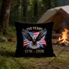 Semiquincentennial American 250 Square Throw Pillow Cover Multiple Sizes Soft for Sofa Bedroom Living Room Home Decorative