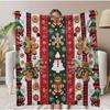 Gingerbread Galore: Christmas Blanket with Festive Flair Soft and comfortable New Year home decoration gift