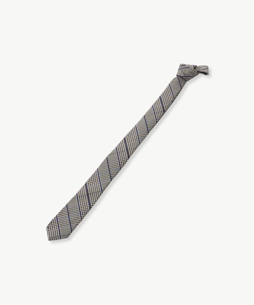 STCO Vibe Shift Check Slim Tie_Beige _Lntxz65Tcd
