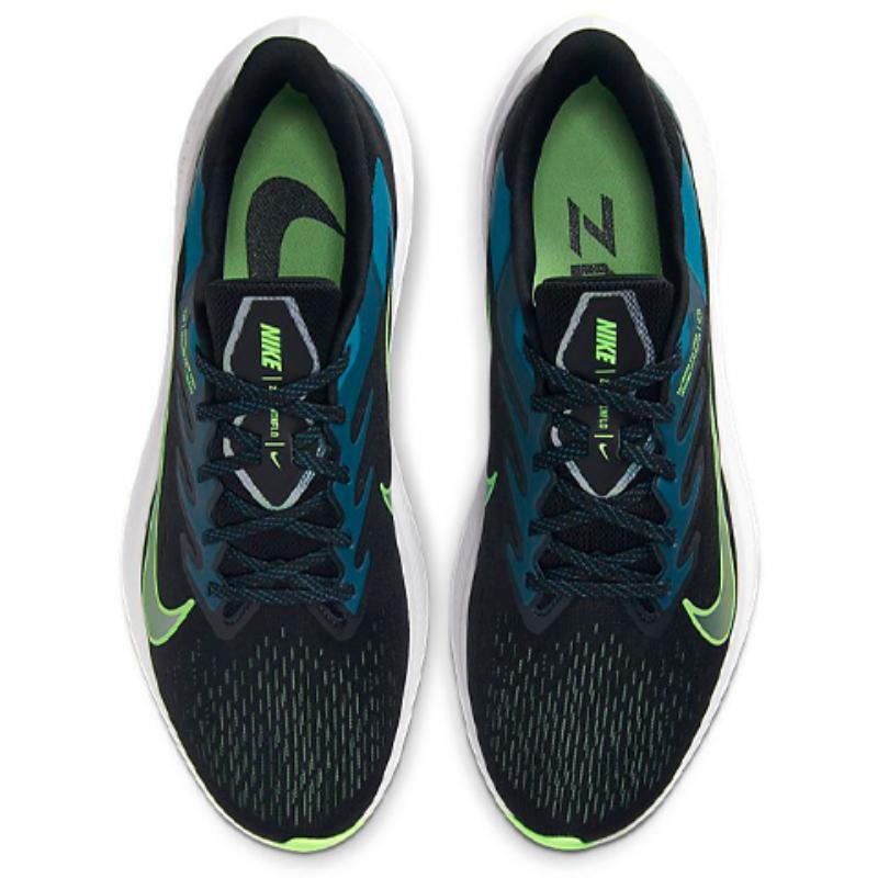 Nike Zoom Winflo 7 Black Valerian Blue Sneakers Casual CJ0291-004