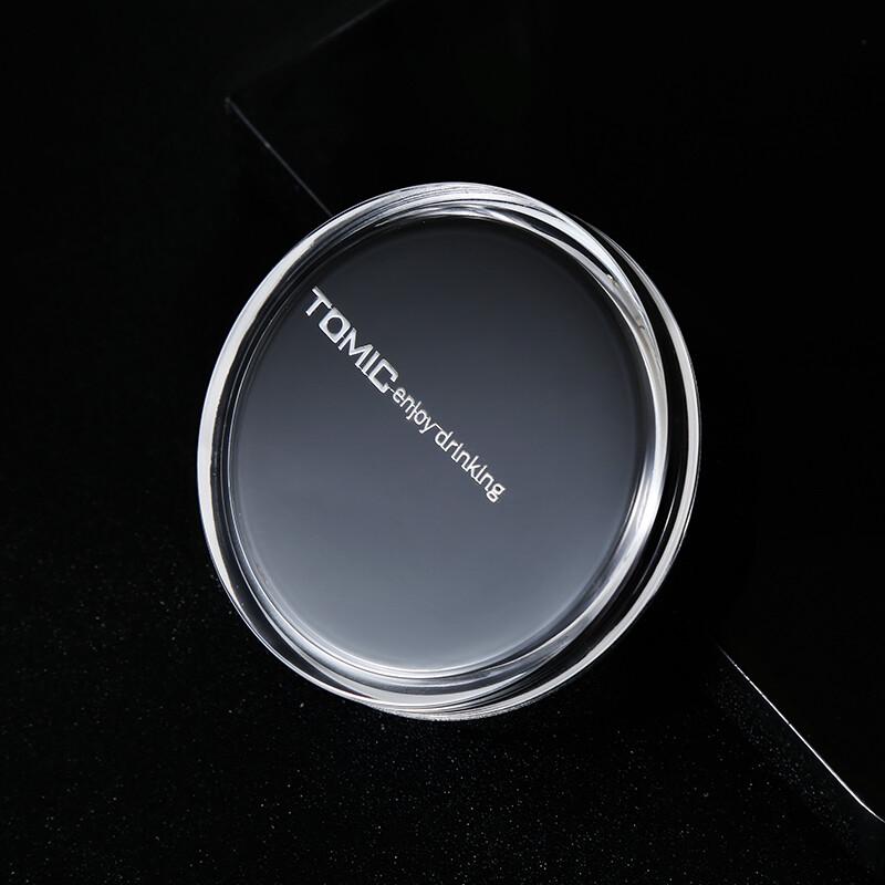 TOMIC Double-Wall Glass Tea Infuser Bottle