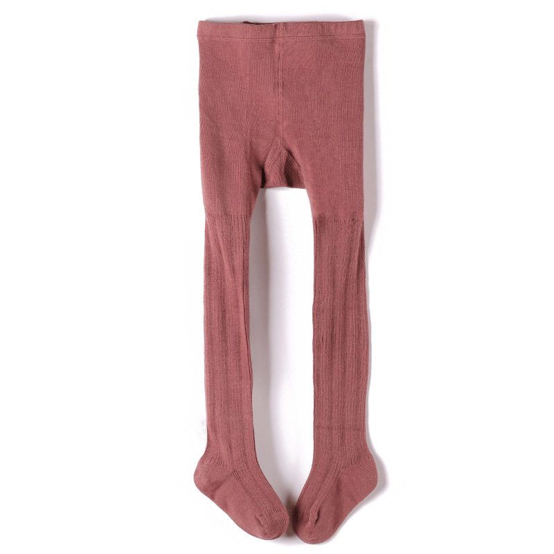Children's Leggings Spring and Autumn Style Pure Cotton Tights Baby White Outerwear Leggings Thickened Girls' Pantyhose Trendy