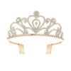 Prom King Queen Crown, Baroque Queen Crown Tiara Crystal Crown Party Birthday King