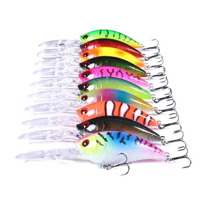 1 stücke Angeln Locken Crankbait 20,5g 12,5 cm Angeln Locken tiefe dive Kunststoff Harten Köder Pesca Künstliche Jig Wobbler angeln Köder