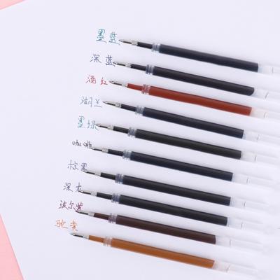 10ks K35 0,5MM Gelový inkoust 10 Barev Plnobarevná Náplň Délka 110MM Náplň pro Stiskací Gelové Pero Papírnictví Roztomilá Pera Inkoust Zpátky do Školy