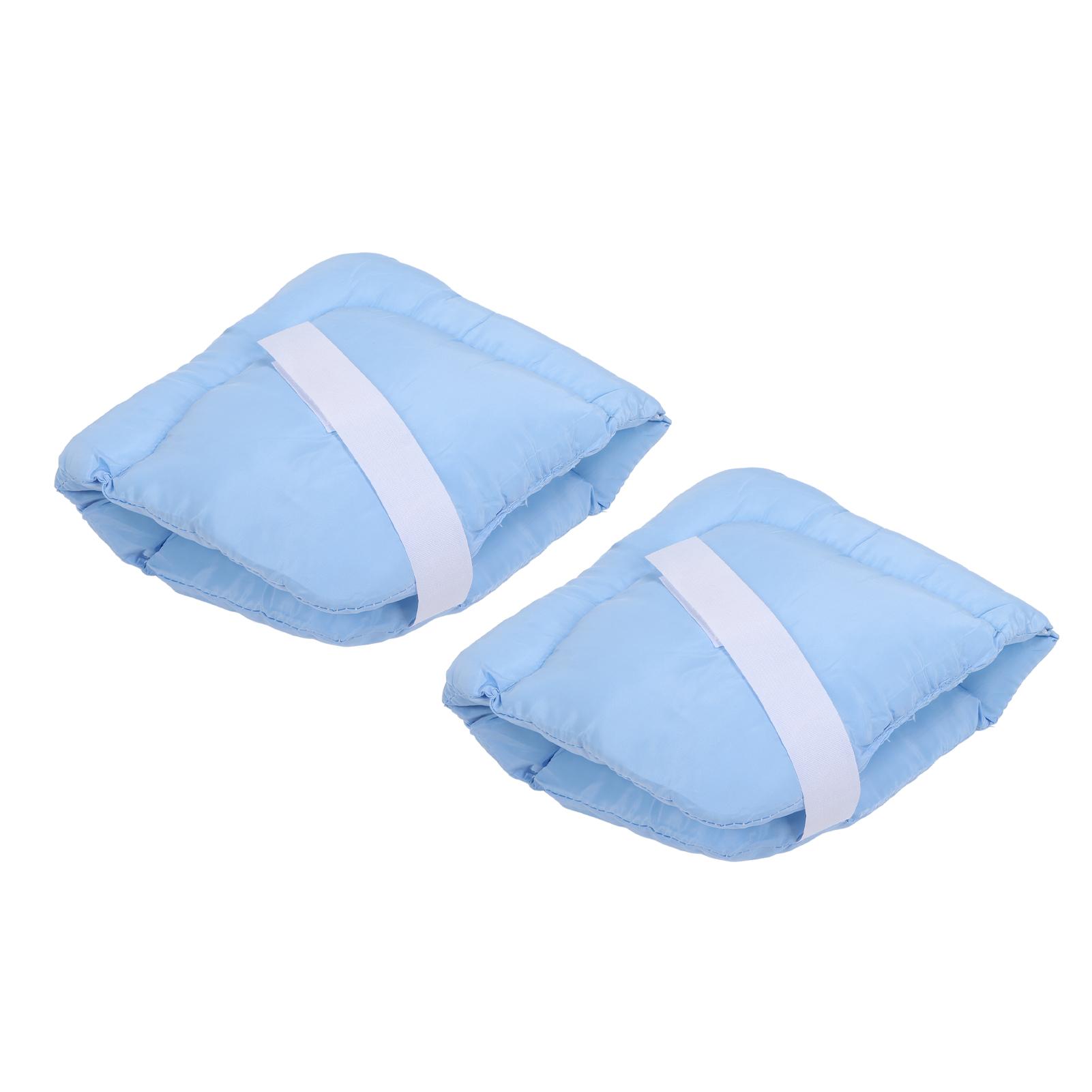 

2 шт. Защитная подушечка для пятки, универсальный размер, уменьшающая давление, синий жемчуг, хлопковый материал, мягкая стопа