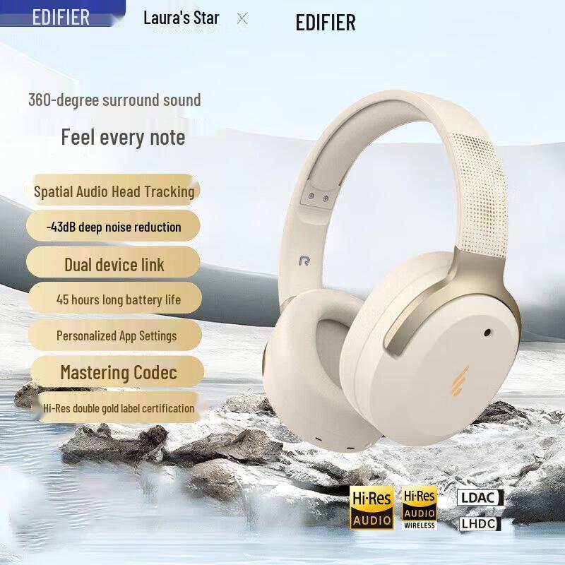 Edifier LS820NB Pro Wireless Active Noise Cancelling Over-Ear Headphones