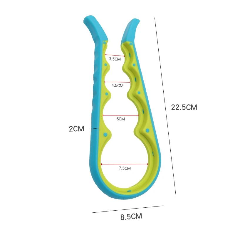 Lid Jar Opener 4 In 1 Handy Screw Cap Jar Openers Multi Purpose Can Opener Bottle Lid Grip Wrench Bottle Kitchen Gadgets