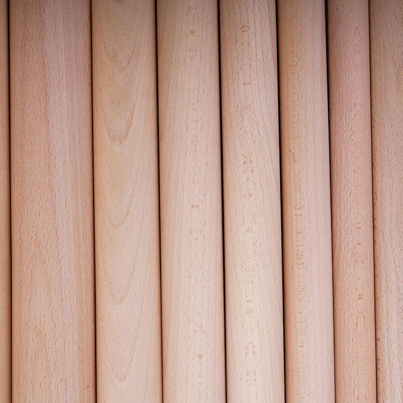 Solid Beechwood Round Rods (4-Pack)