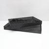 Metal Handicrafts Square Grid Tea Tray Storage Pallet Geometric Hollowed-out Plate Fruit Plate Desktop Storage Container