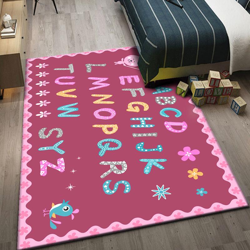Children's Traffic Road Play Mat - Thick, Wear-Resistant Carpet for Kindergarten, Bedroom, or Living Room