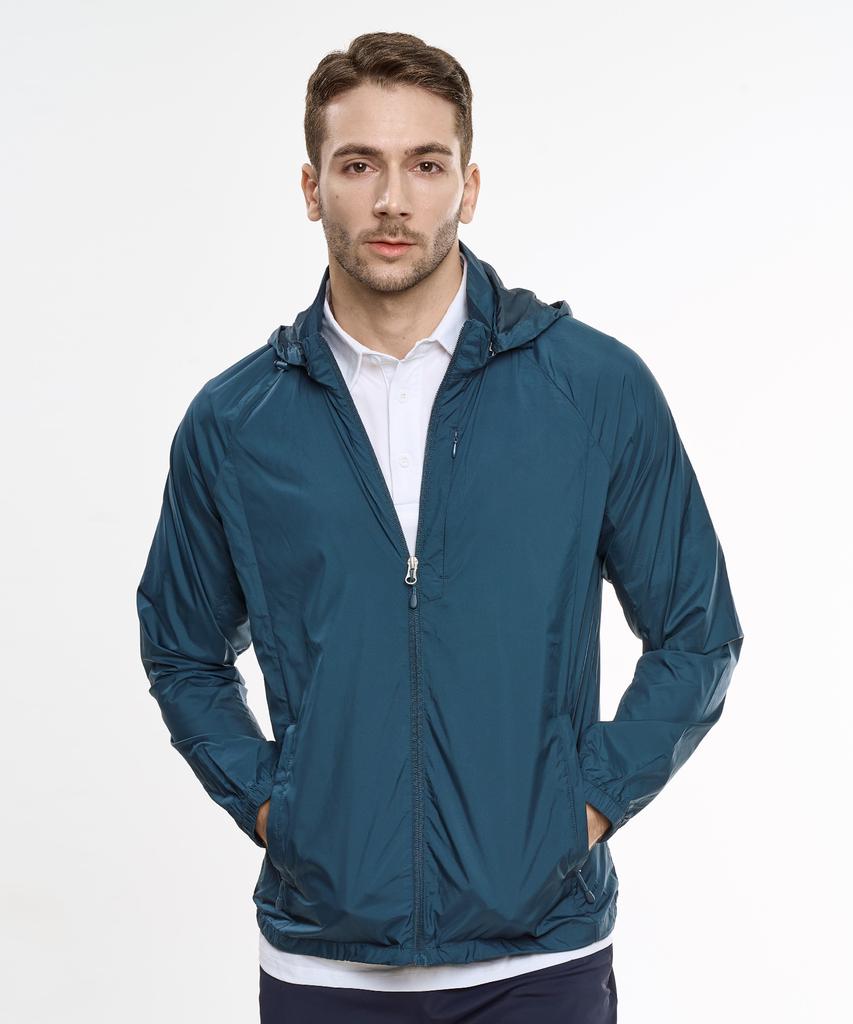 Ezbuy Windfree Men'S Hooded Zip-Up Windbreaker Jacket 6 Colors (Type B)