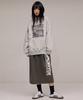 Hidden Damaged Logo Hoodie - Grey