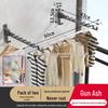 Foldable Wall-Mounted Balcony Clothes Rack and Drying Rod