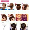 5Pcs Women Pull Hair Hook Needle Stick Fishtail Coil Comb Hairstyling Tools