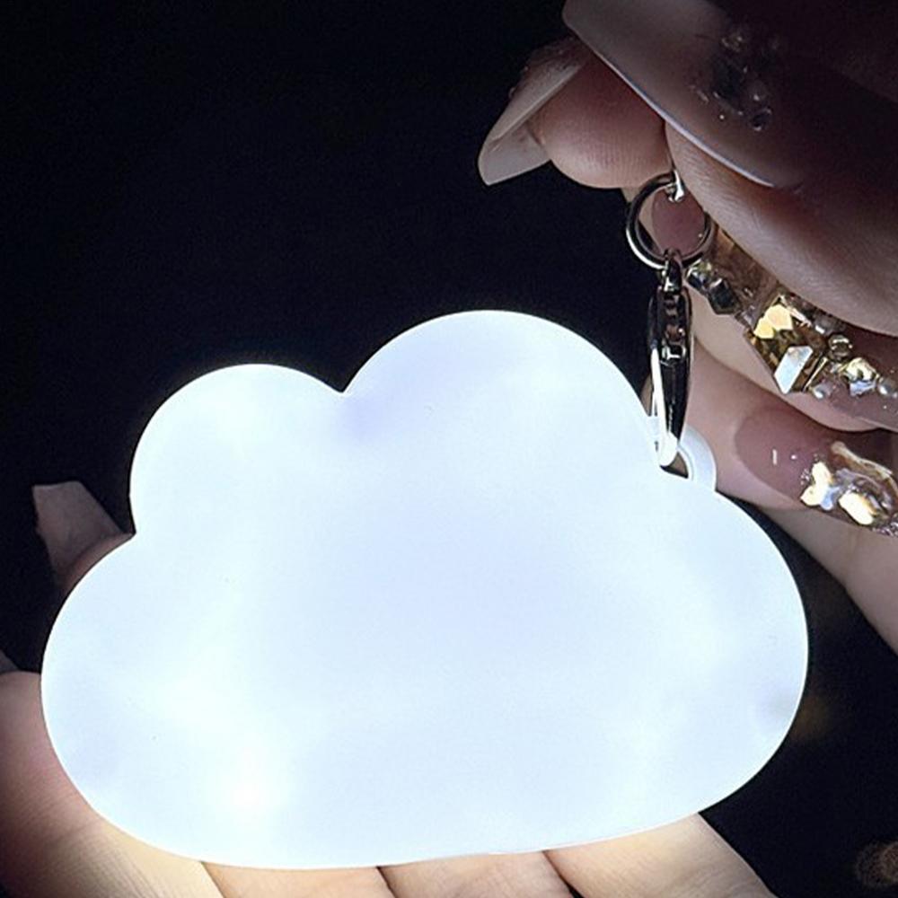 Cute Cat Paw Shaped Bag Light Kitten Claws Cloud LED Light Touch Activated Purse Backpack Wallet Handbags Automatic Sensor Light