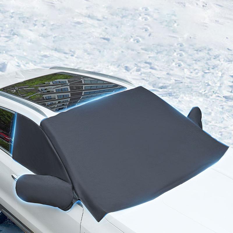 Two In One All-season Universal Car Snow Cover Frost Protection Anti Freezing  Sun Protection Sunshade For Tesla Model 3 Model Y