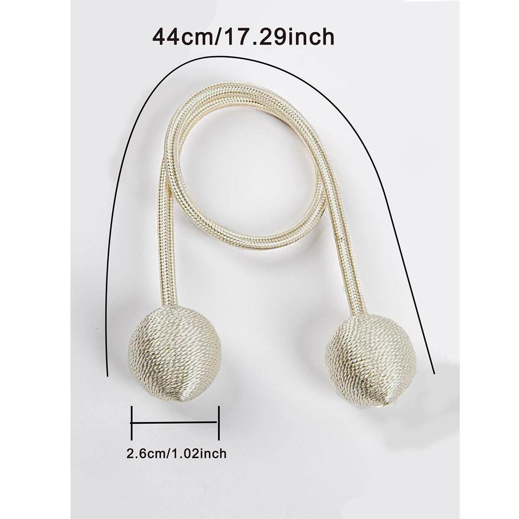 Woven Any Shape Strong Curtain Tie Plush Curtain Tie Rope 1/2PCS