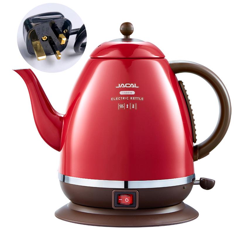 Jigao GL-301 Retro Electric Kettle with Long Spout & Automatic Temperature Control for Tea Brewing